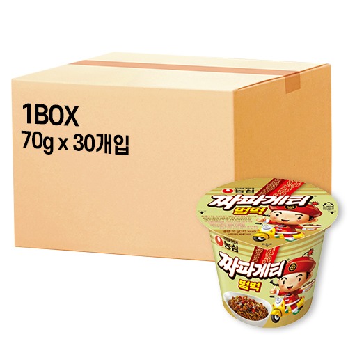 [농심] 짜파게티 범벅 70g 1박스 (30개입)
